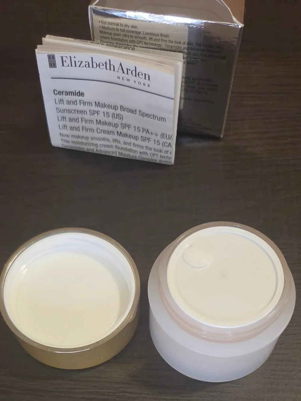 🕯Elizabeth Arden Ceramide Lift & Firm Makeup SPF 15 Shade Spice 16 30ml NIB